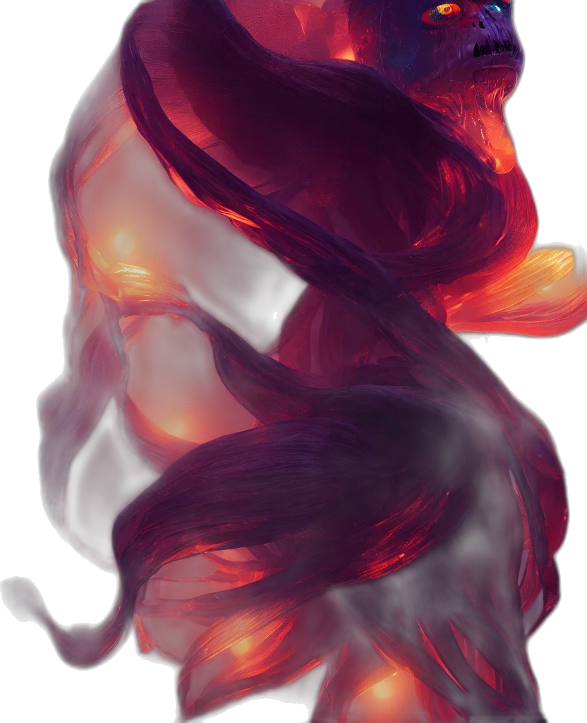 hair, dragon, creature, crown transparent PNG cut-out