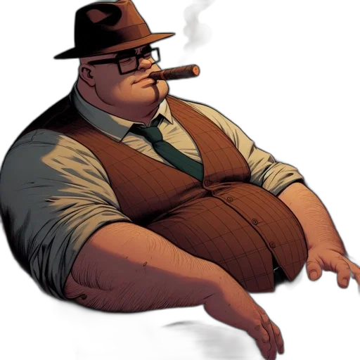 hat, staff, jacket, concept art transparent PNG cut-out