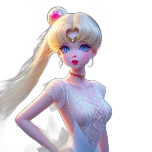 dress, concept art, 3d render, fantasy art transparent PNG cut-out