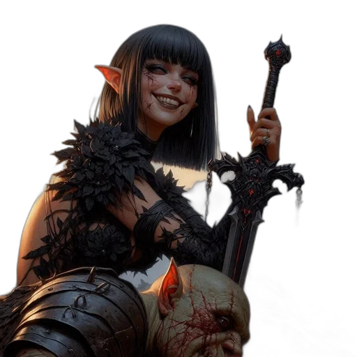 staff, weapon, sword, face transparent PNG cut-out