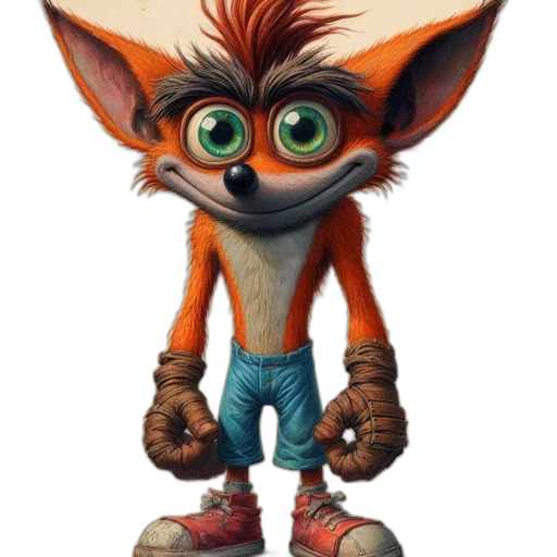 animal, creature, staff, jacket transparent PNG cut-out