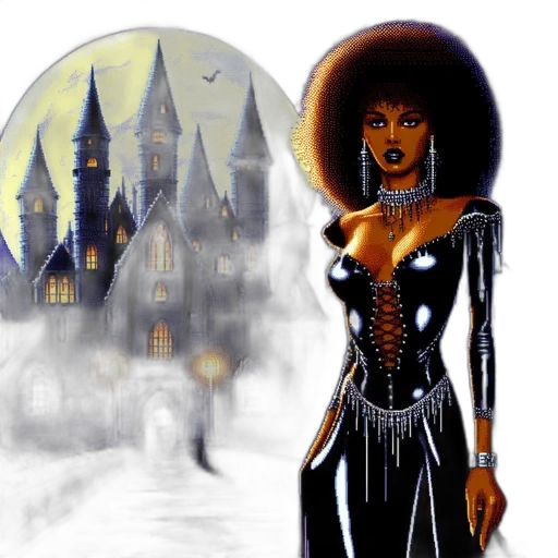 fantasy art, concept art, comic book art, cartoon transparent PNG cut-out