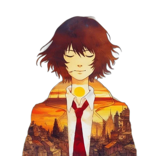jacket, face, mask, staff transparent PNG cut-out