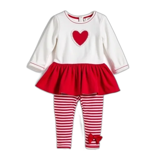 dress, red, toddler, outfit transparent PNG cut-out