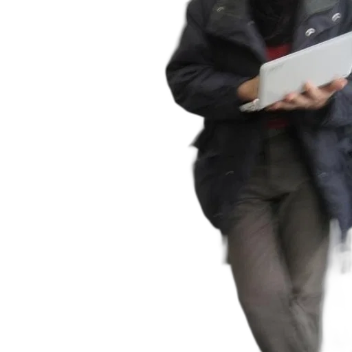 jacket, shoes, umbrella, staff transparent PNG cut-out