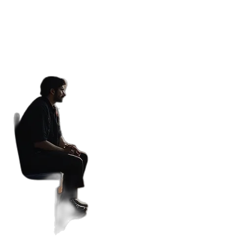 jacket, robot, staff, shoes transparent PNG cut-out