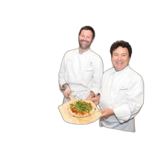 food, staff, jacket, two transparent PNG cut-out