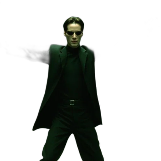 staff, jacket, robot, weapon transparent PNG cut-out