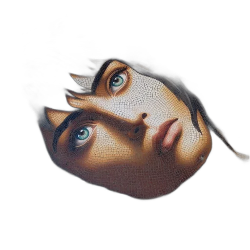 mask, face, hair, creature transparent PNG cut-out