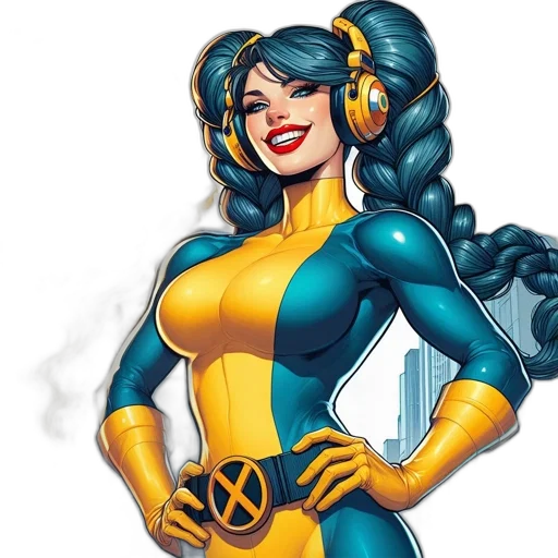 comic book art, concept art, cartoon, fantasy art transparent PNG cut-out
