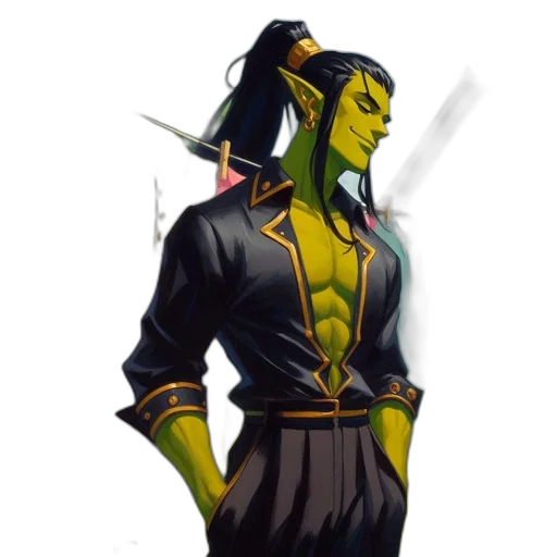 staff, mask, jacket, concept art transparent PNG cut-out