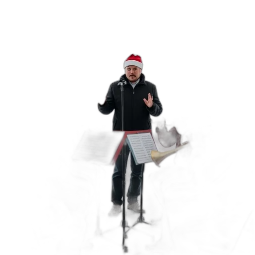 staff, hat, 3d render, concept art transparent PNG cut-out