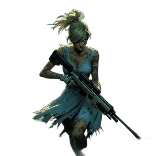 weapon, staff, dress, sword transparent PNG cut-out