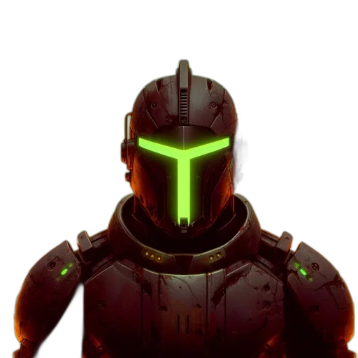 robot, mask, face, weapon transparent PNG cut-out
