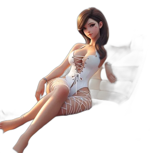 dress, 3d render, concept art, fantasy art transparent PNG cut-out