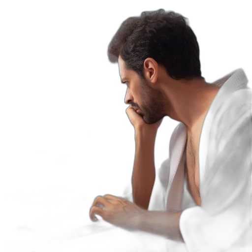 face, photorealistic, concept art, oil painting transparent PNG cut-out