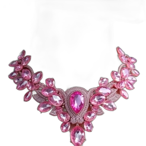 jewelry, crown, pink, swarovsky transparent PNG cut-out