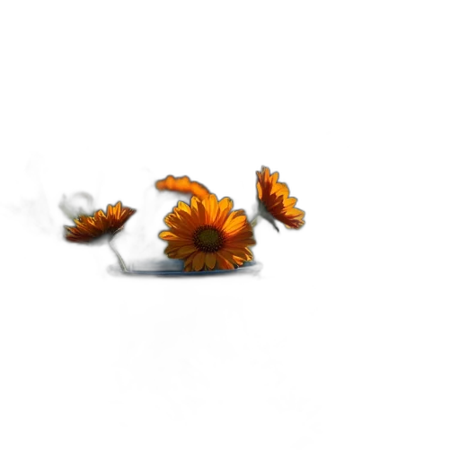 flower, crown, dragon, creature transparent PNG cut-out