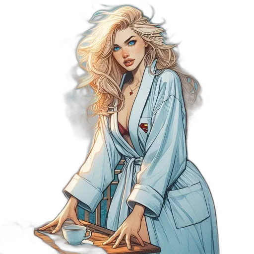 staff, jacket, dress, concept art transparent PNG cut-out