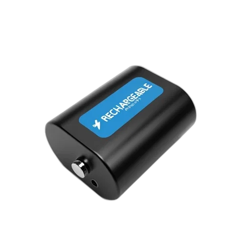 black, rechargeable, battery, blue transparent PNG cut-out