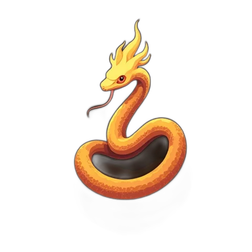 dragon, staff, animal, jewelry transparent PNG cut-out