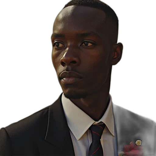 staff, face, jacket, weapon transparent PNG cut-out