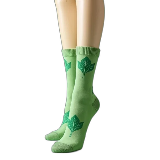 shoes, 3d render, green, mannequin transparent PNG cut-out