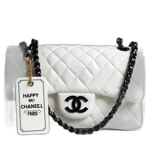 jewelry, monochrome, white, chanel transparent PNG cut-out