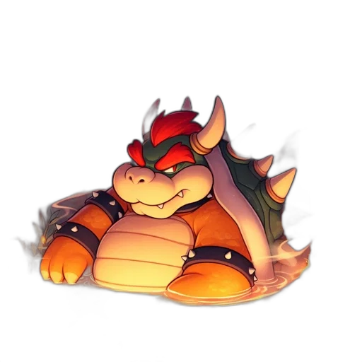 dragon, crown, creature, staff transparent PNG cut-out