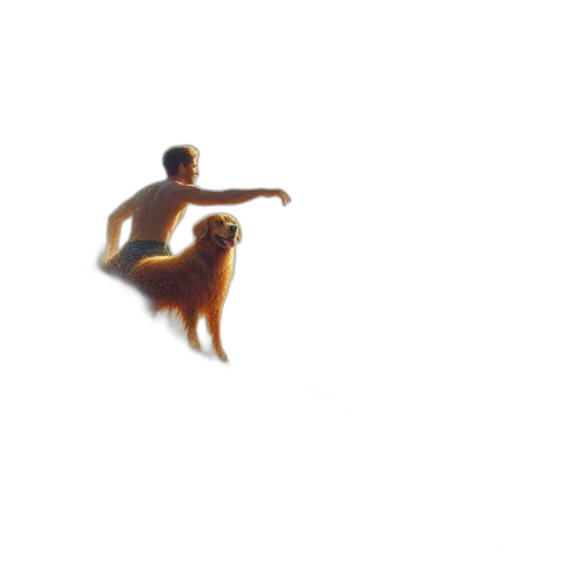 dress, animal, staff, creature transparent PNG cut-out