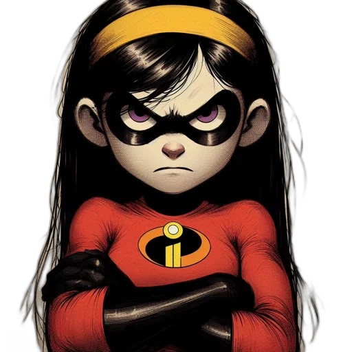 mask, comic book art, cartoon, concept art transparent PNG cut-out