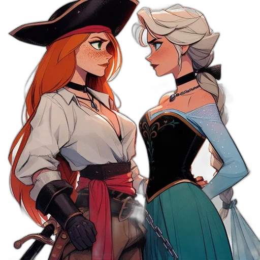 dress, concept art, comic book art, fantasy art transparent PNG cut-out