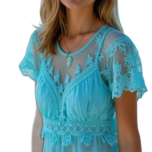 dress, staff, jewelry, face transparent PNG cut-out