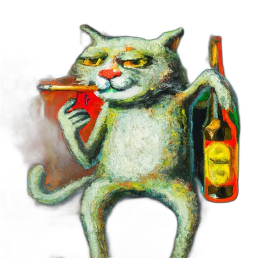 bottle, animal, creature, staff transparent PNG cut-out