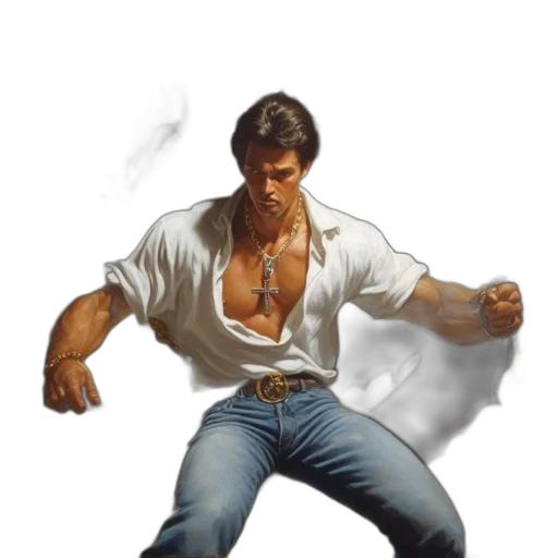 weapon, jacket, sword, concept art transparent PNG cut-out