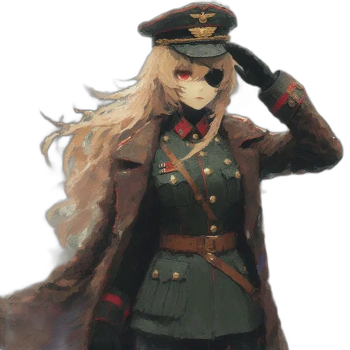 hat, staff, jacket, weapon transparent PNG cut-out