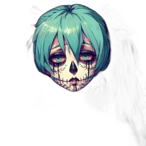 mask, face, creature, staff transparent PNG cut-out