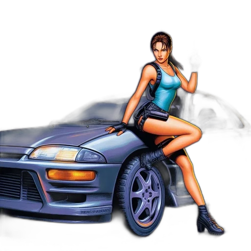 car, weapon, concept art, photorealistic transparent PNG cut-out