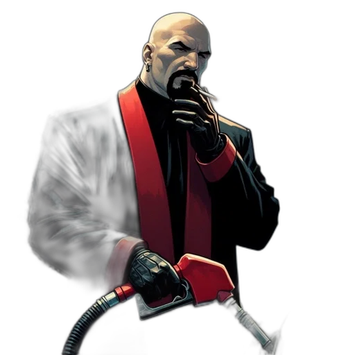 staff, mask, jacket, weapon transparent PNG cut-out
