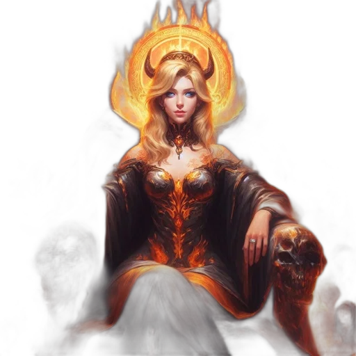 crown, dress, fantasy art, concept art transparent PNG cut-out