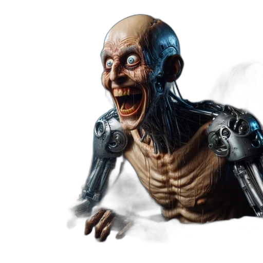 robot, creature, face, mask transparent PNG cut-out