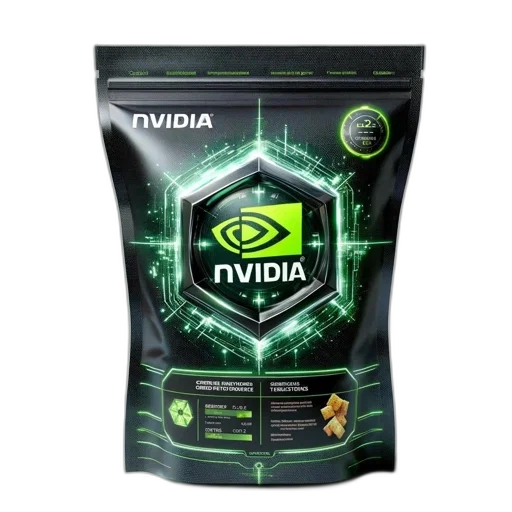 food, 3d render, nvidia, packaging transparent PNG cut-out
