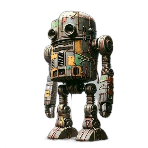robot, staff, weapon, animal transparent PNG cut-out