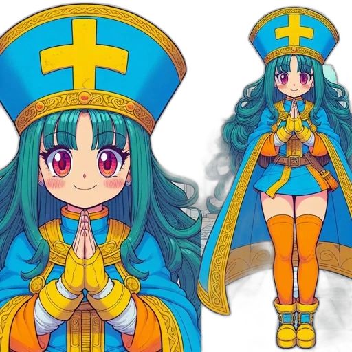 anime, concept art, fantasy art, 3d render transparent PNG cut-out
