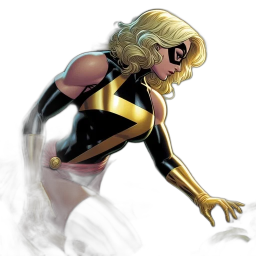 comic book art, concept art, cartoon, golden transparent PNG cut-out