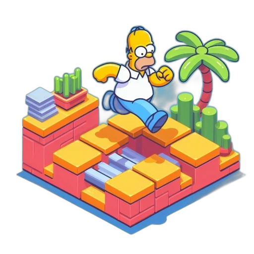 pixel art, vaporwave, concept art, 3d render transparent PNG cut-out