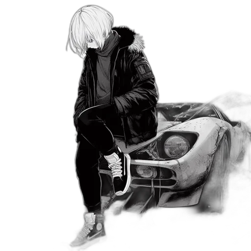 jacket, car, shoes, mask transparent PNG cut-out