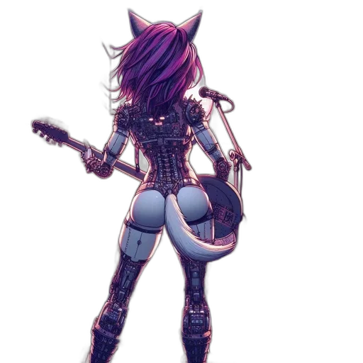 jacket, robot, concept art, fantasy art transparent PNG cut-out