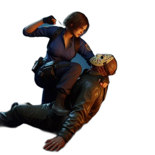 jacket, concept art, cyberpunk, 3d render transparent PNG cut-out