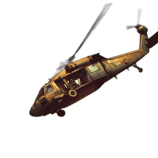 weapon, animal, 3d render, concept art transparent PNG cut-out